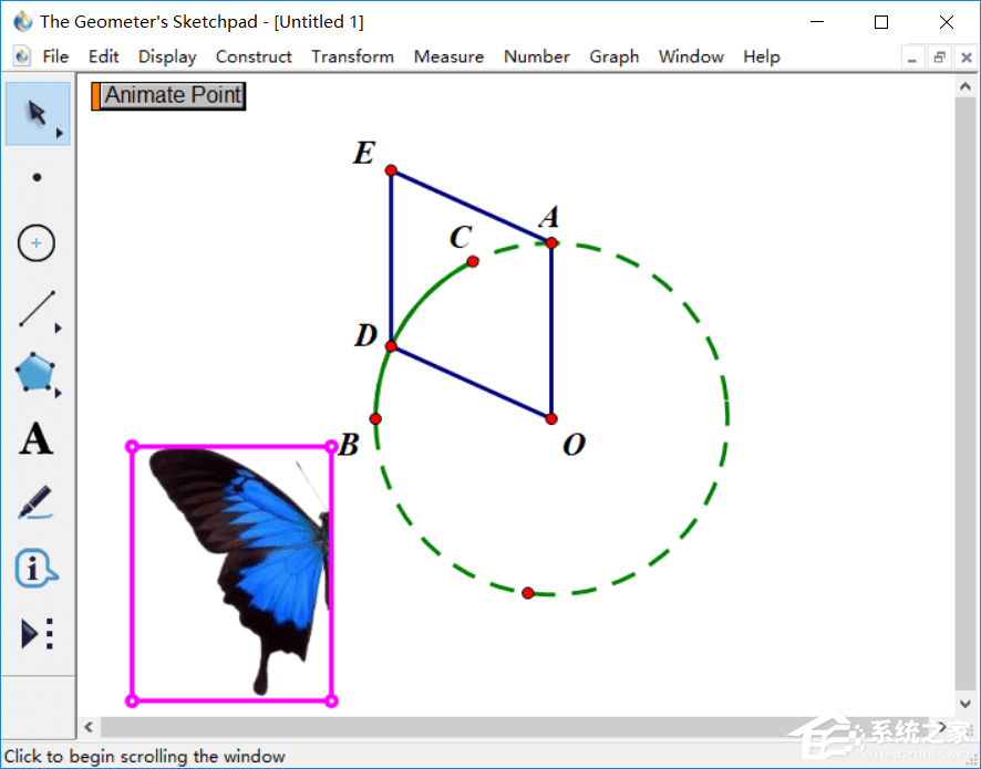 几何画板怎么制作蝴蝶动画？几何画板制作蝴蝶动画的方法