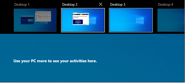 如何在windows10上将窗口移动到另一个虚拟桌面