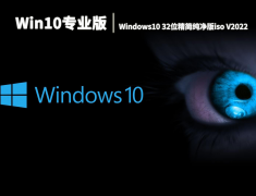 Win10专业版|Windows10 32位精简纯净版iso V2022