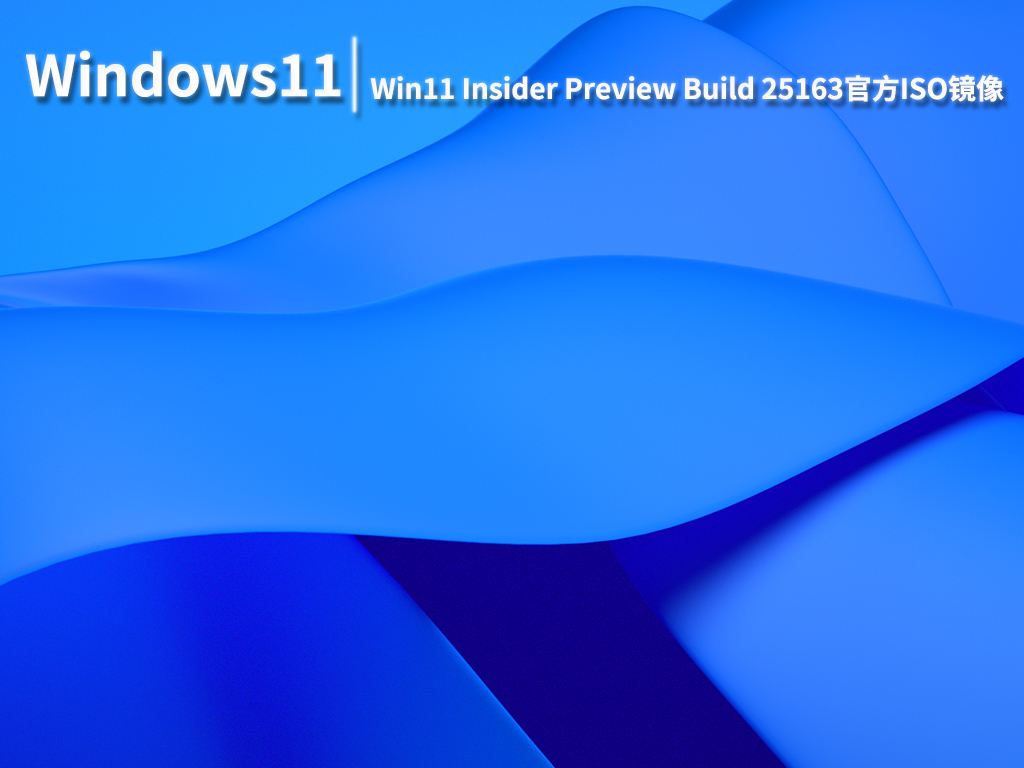 Win11 25163.1000|Windows11 Insider Preview Build 25163官方ISO镜像 V2022.07