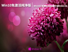 Win10免激活纯净版|Win10正版32位系统免费下载V2022.08