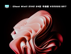 Ghost Win11 21H2 64位 专业版 V22000.1817