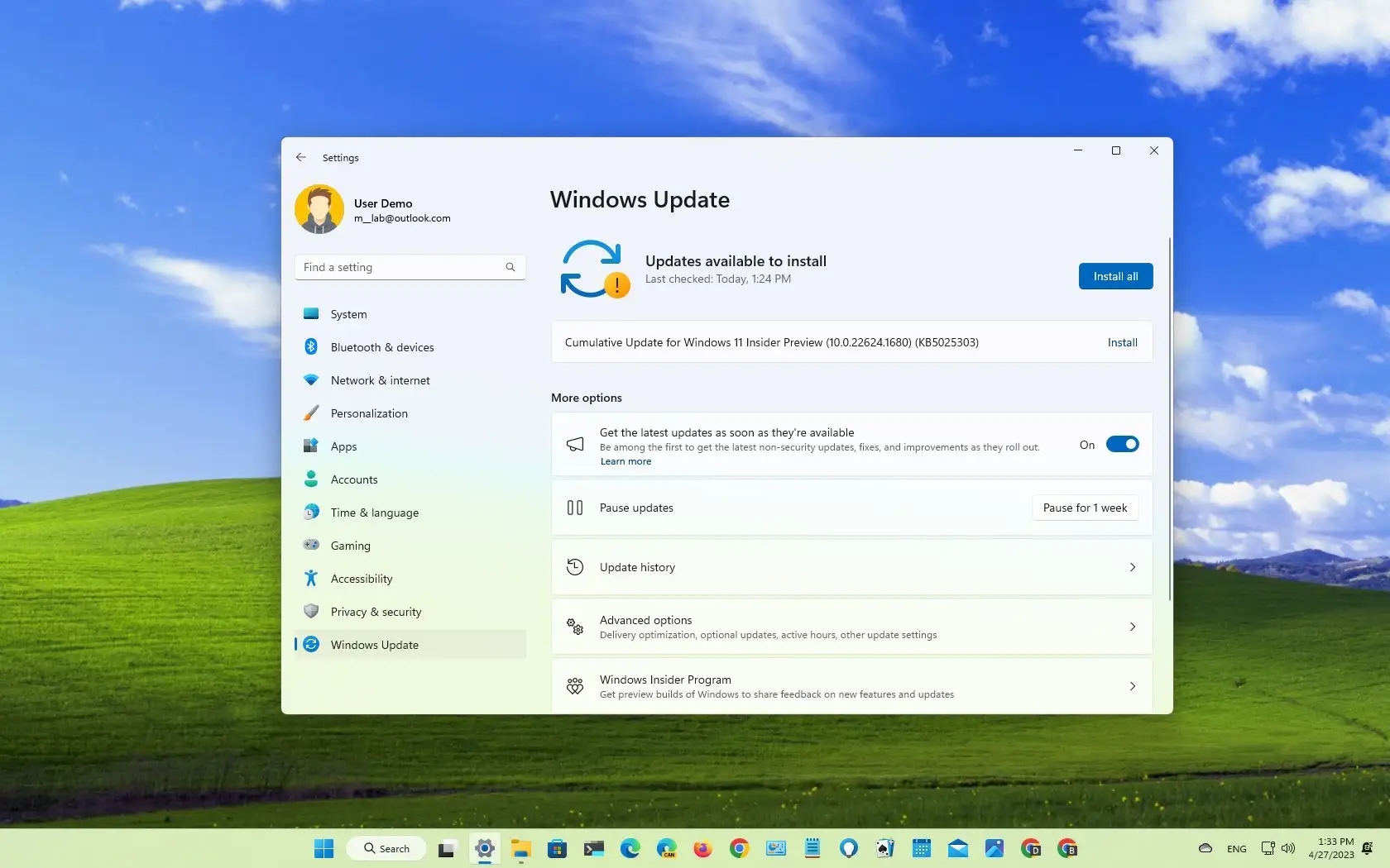 微软Windows 11 Insider Preview Build 22621.1680/22624.1680 (KB5025303)发布了！