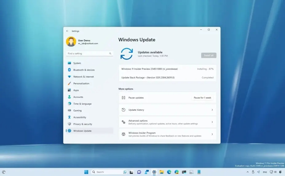 Windows 11 Build 23451.1000 Dev预览版发布！新功能一览！