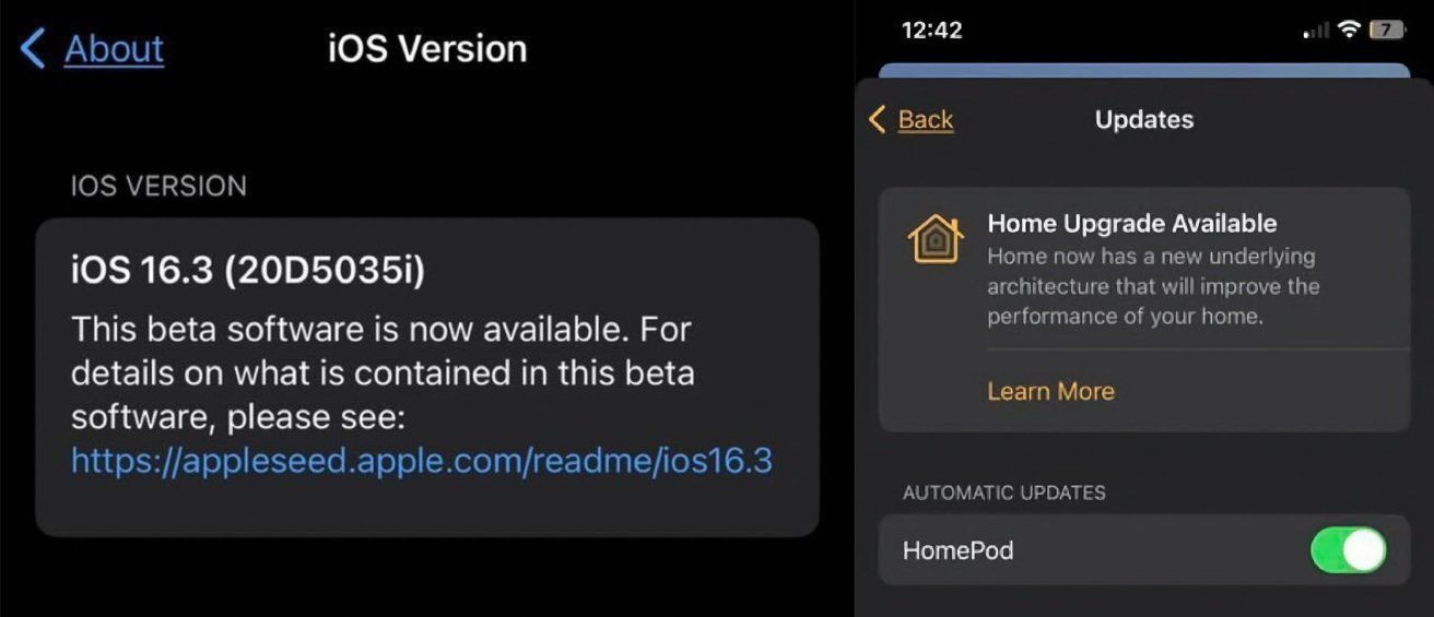 苹果在 iOS 16.3 Beta 2 版本中重新推
