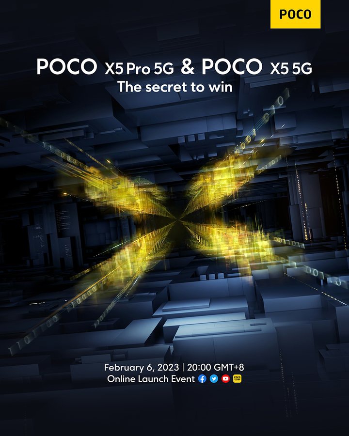 小米将于 2 月 6 日在印度发布 POCO X5
