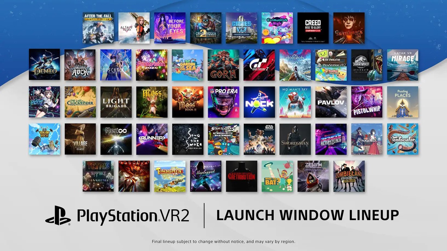 索尼为 PSVR2 新增 10 款首发游戏，共