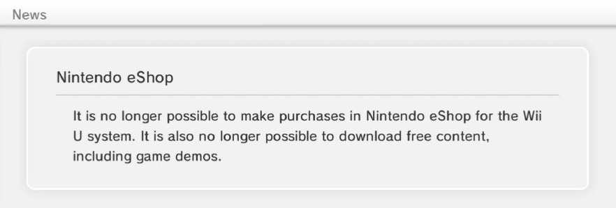 任天堂3 月 28 日正式关闭了 3DS 和 Wi